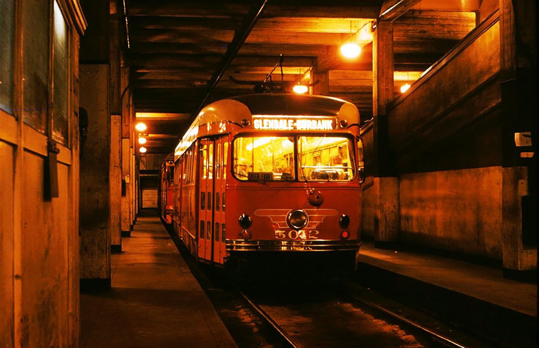 Old Los Angeles subway system, USA